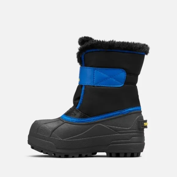 🆕️ Sorel Snow Commander Boot - Toddler Boys' in Black / Super Blue