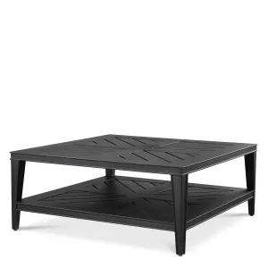113643 - Coffee Table Bell Rive square outdoor black