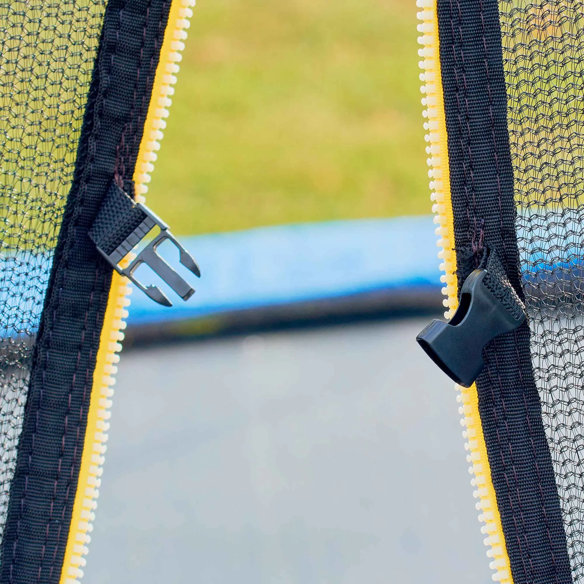 12ft Heavy-Duty Outdoor Trampoline for Kids with Safety Enclosure Net - DL69