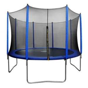 12ft Heavy-Duty Outdoor Trampoline for Kids with Safety Enclosure Net - DL69