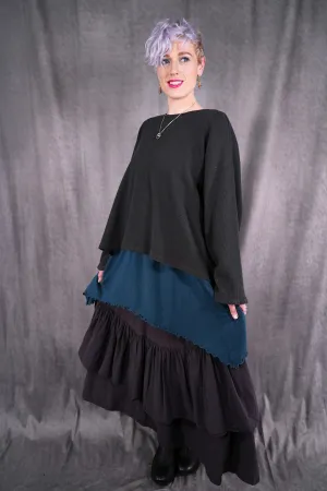 1608 Donna's Thermal Top Smoke-P