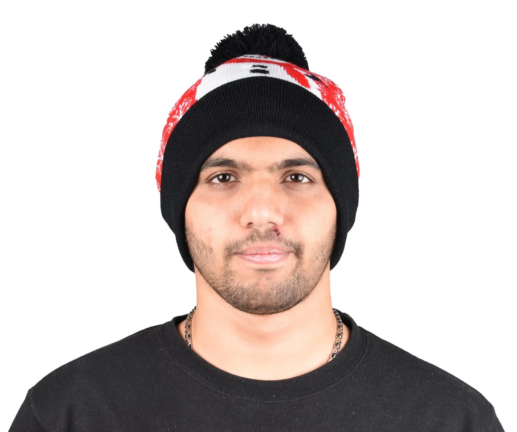2 Pack LED Christmas Bobble Hat