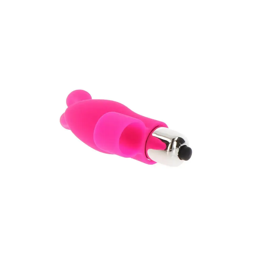 4.25-inch Toyjoy Silicone Pink Bunny Mini Finger Vibrator