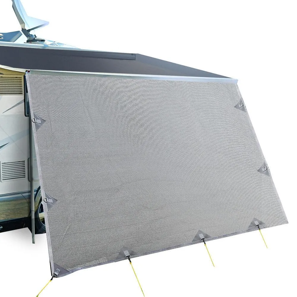5.2M Caravan Privacy Screens 1.95M Roll Out Awning End Wall