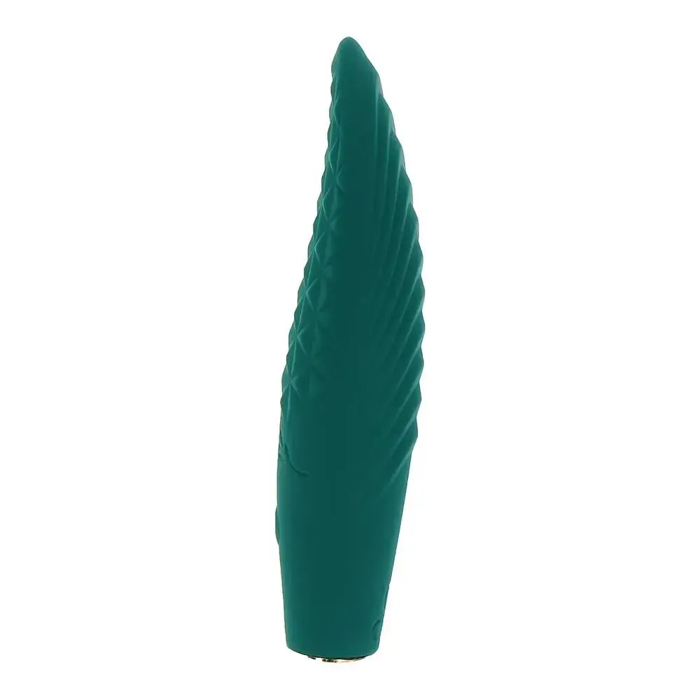 5.5-inch Toyjoy Silicone Green Rechargeable Waterproof Bullet Vibrator