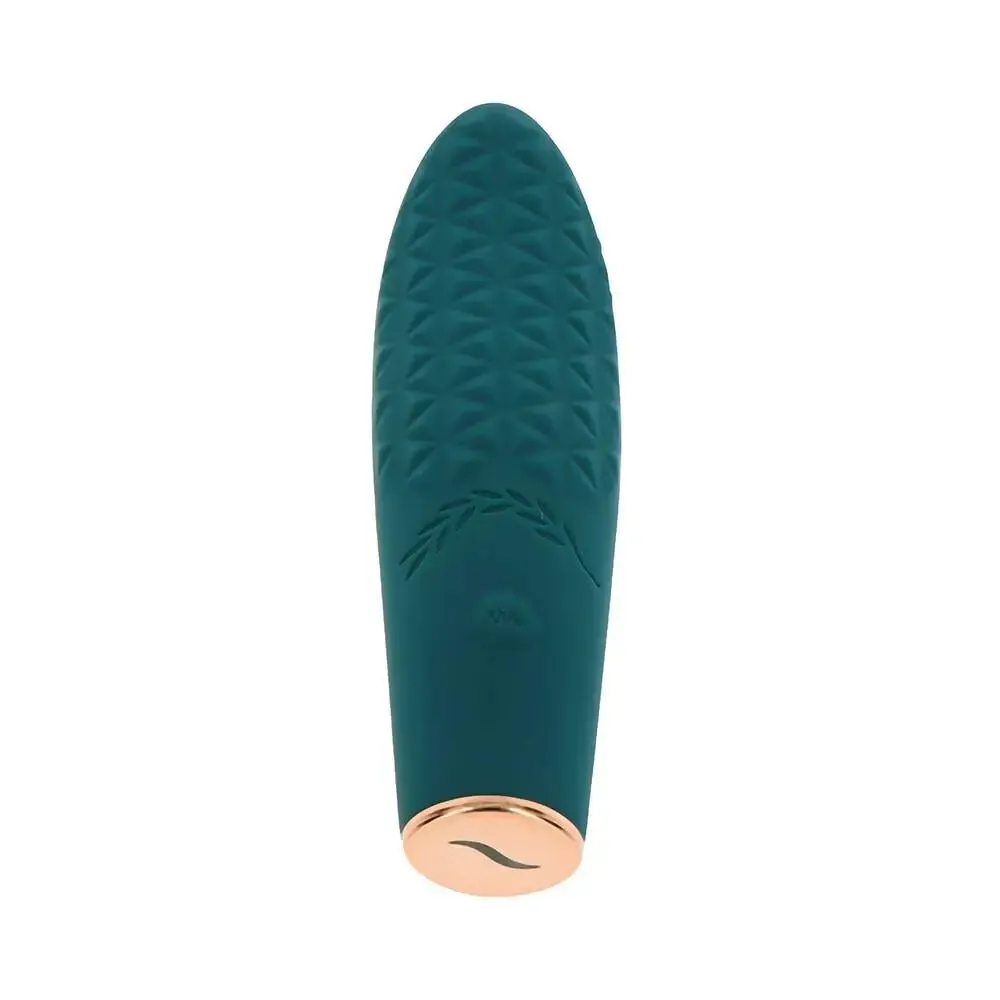 5.5-inch Toyjoy Silicone Green Rechargeable Waterproof Bullet Vibrator