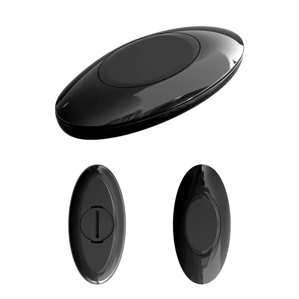 6.6-inch Silicone Black Remote-controlled Vibrating Anal Beads