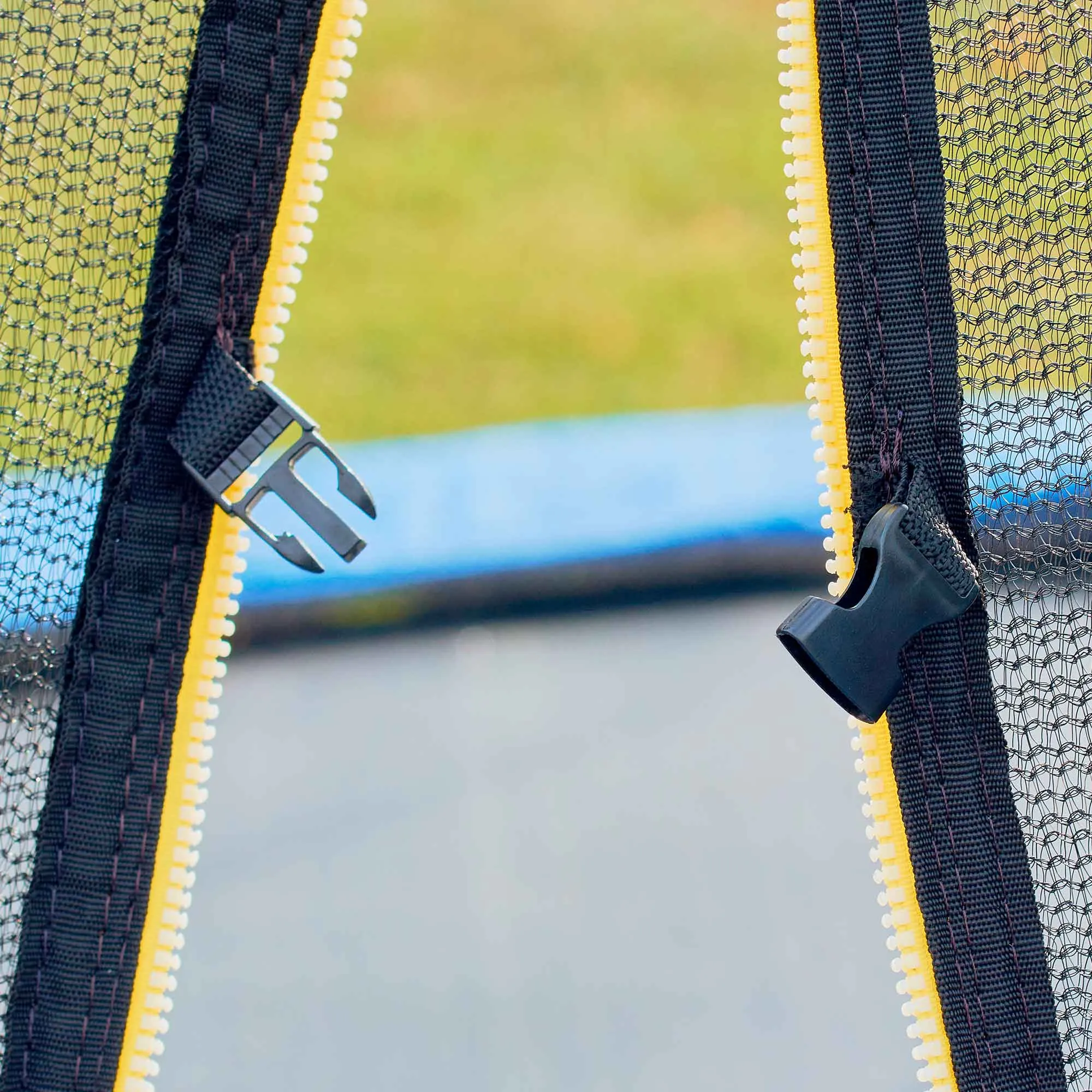 8ft Heavy-Duty Outdoor Trampoline For Kids with Safety Enclosure Net - DL67