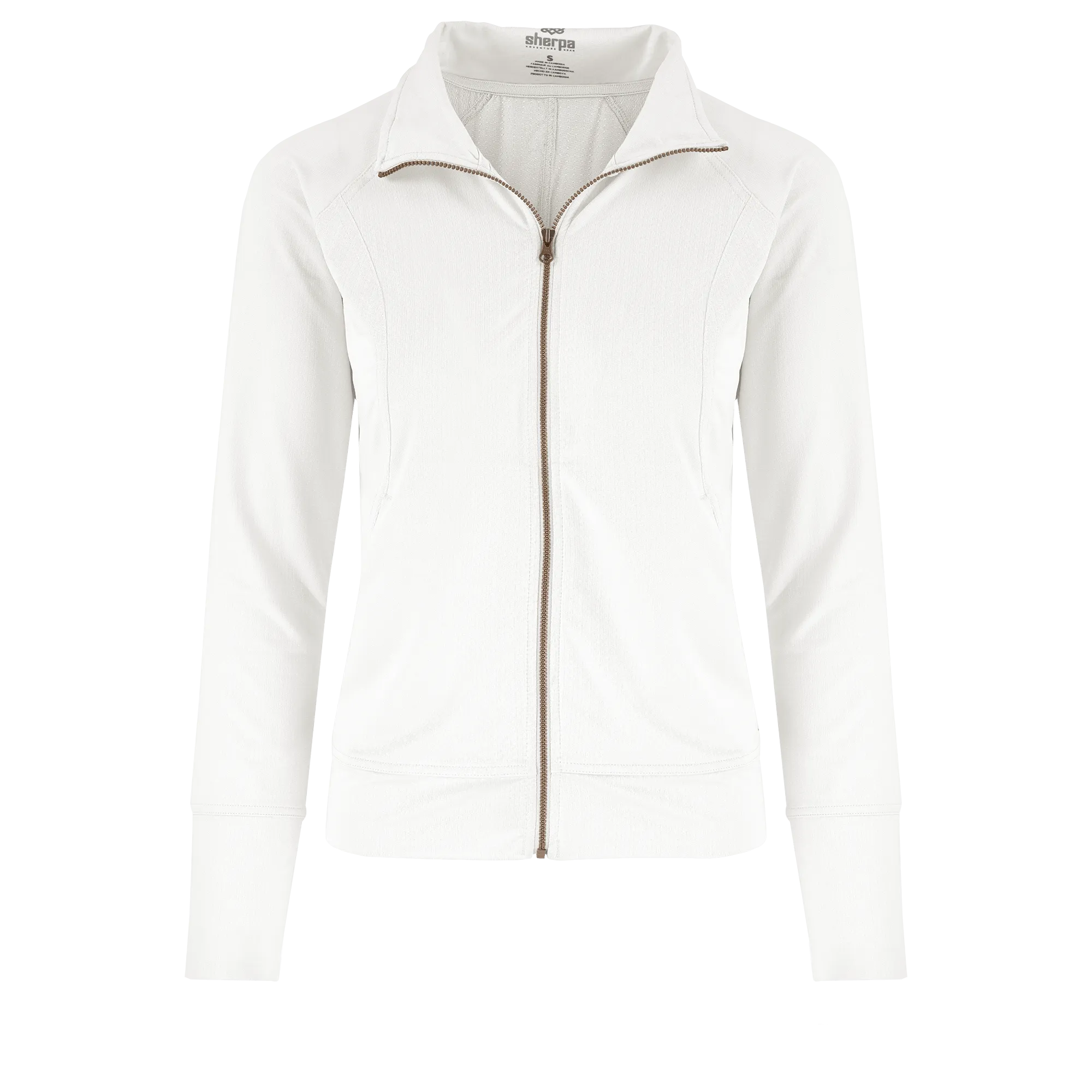 Aarti Full Zip Jacket - Katha White