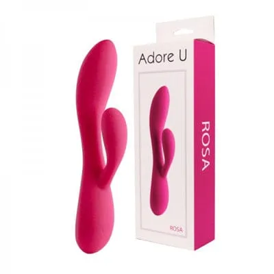 Adore U Double stimulation - Rosa - Fuchsia