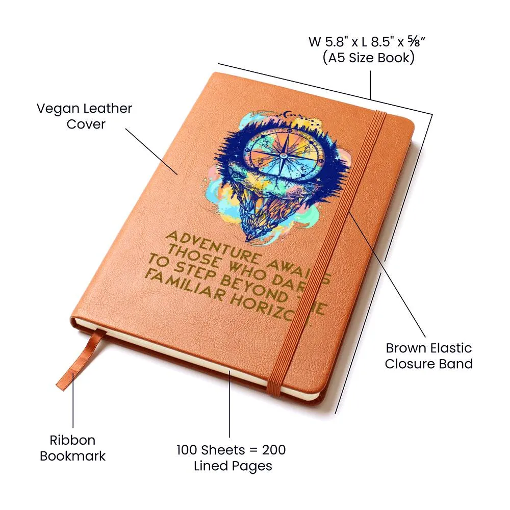 Adventure Awaits Leather Journal