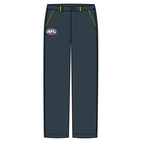 AFL National Umpire Men's Goal Umpire Pants - Dark Grey