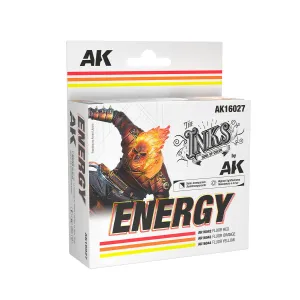 AK Interactive Acrylic Inks 30ml - Energy Set