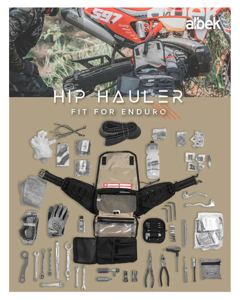 ALBEK Hip Pack Hip Hauler Covert Black
