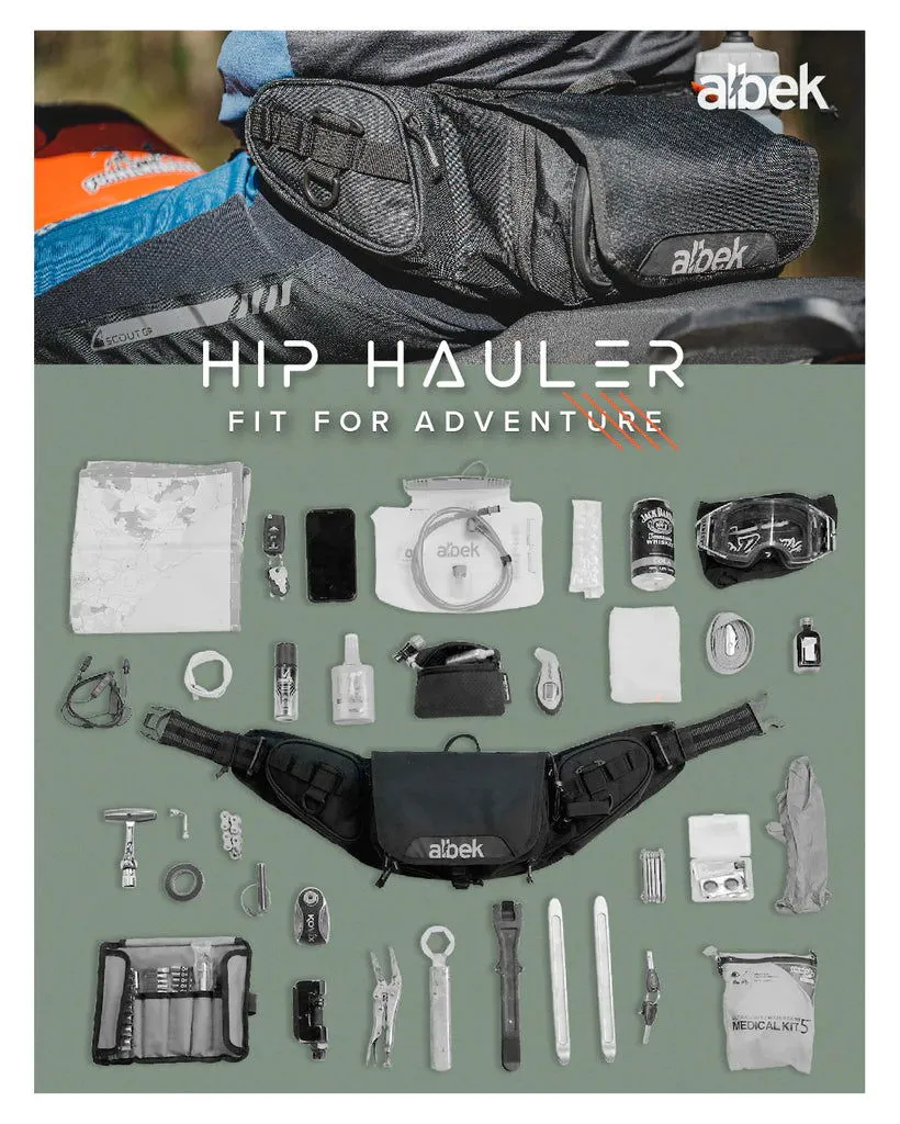 ALBEK Hip Pack Hip Hauler Covert Black