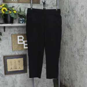 Alfred Dunner Womens Petite Allure Proportioned Pants 01716 Black 12P