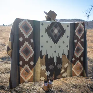 Andean Alpaca Wool Blanket - Mojave