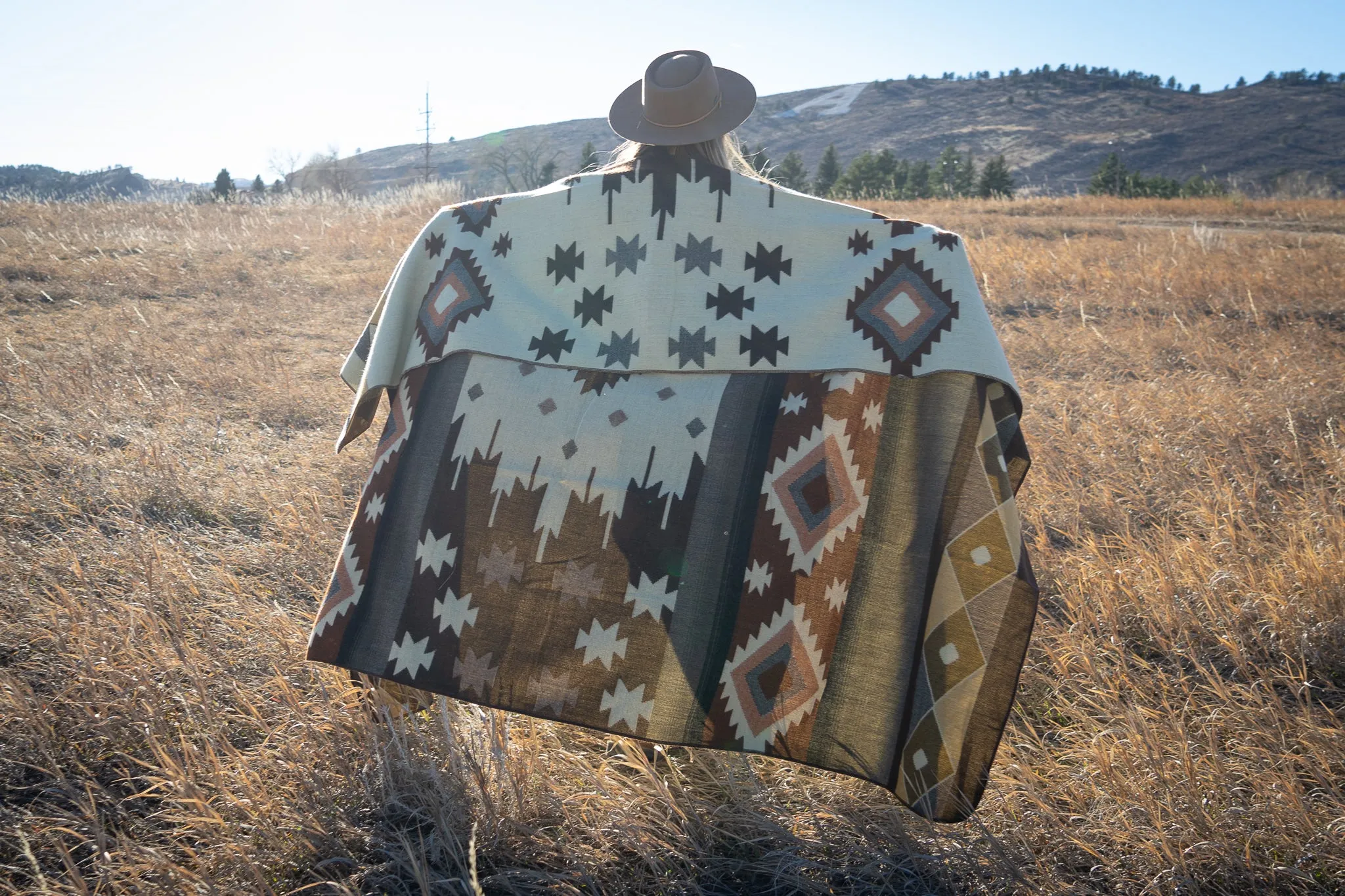Andean Alpaca Wool Blanket - Mojave