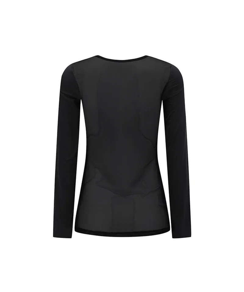ANEW Golf Women's Cooling Fabric Baselayer - Black