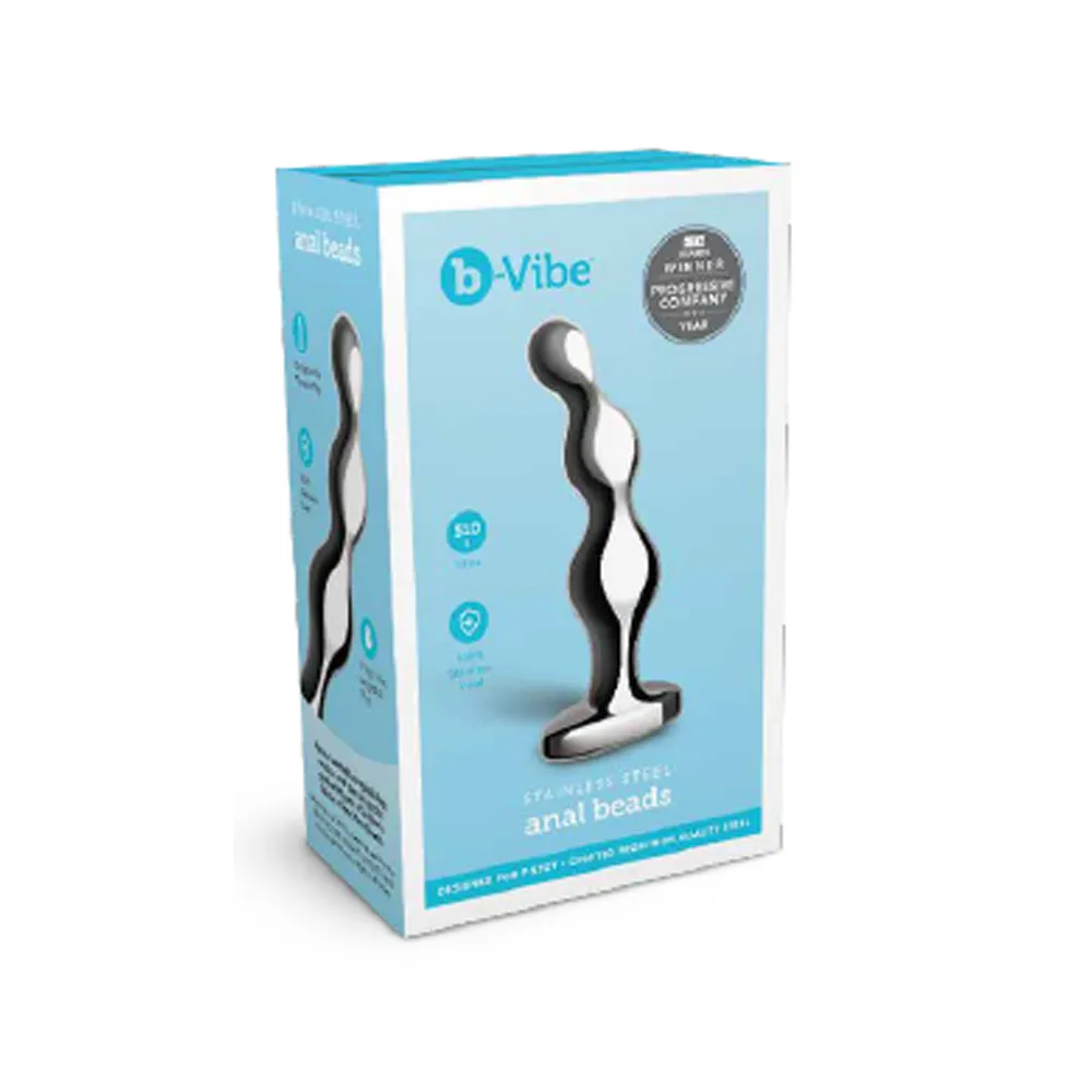 b-Vibe Anal Beads - Stainless Steel