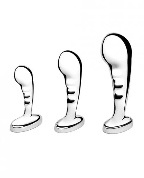 B-Vibe Stainless Steel P-Spot Training Set