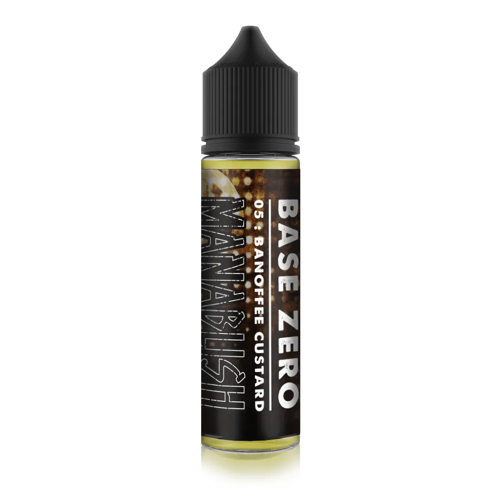 Base Zero 05 : Banoffee Custard - Custard, Nuts and Banana uk eliquid