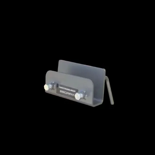 BBQArm Kit Under Chassis Mount Black 1000mm Arm Black Large Size Tray for Ziggy or Most Bbqs