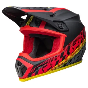 Bell MX-9 MIPS Helmet Offset Matte Black / Red
