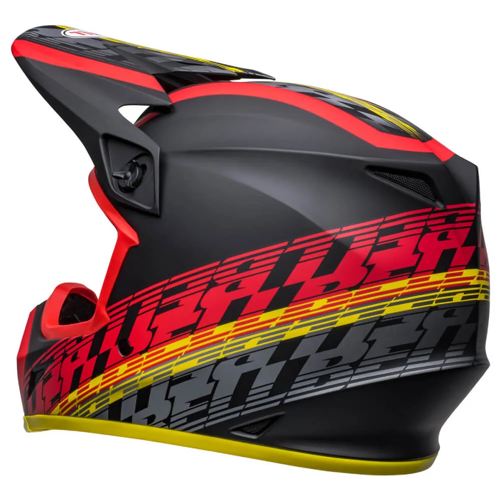 Bell MX-9 MIPS Helmet Offset Matte Black / Red