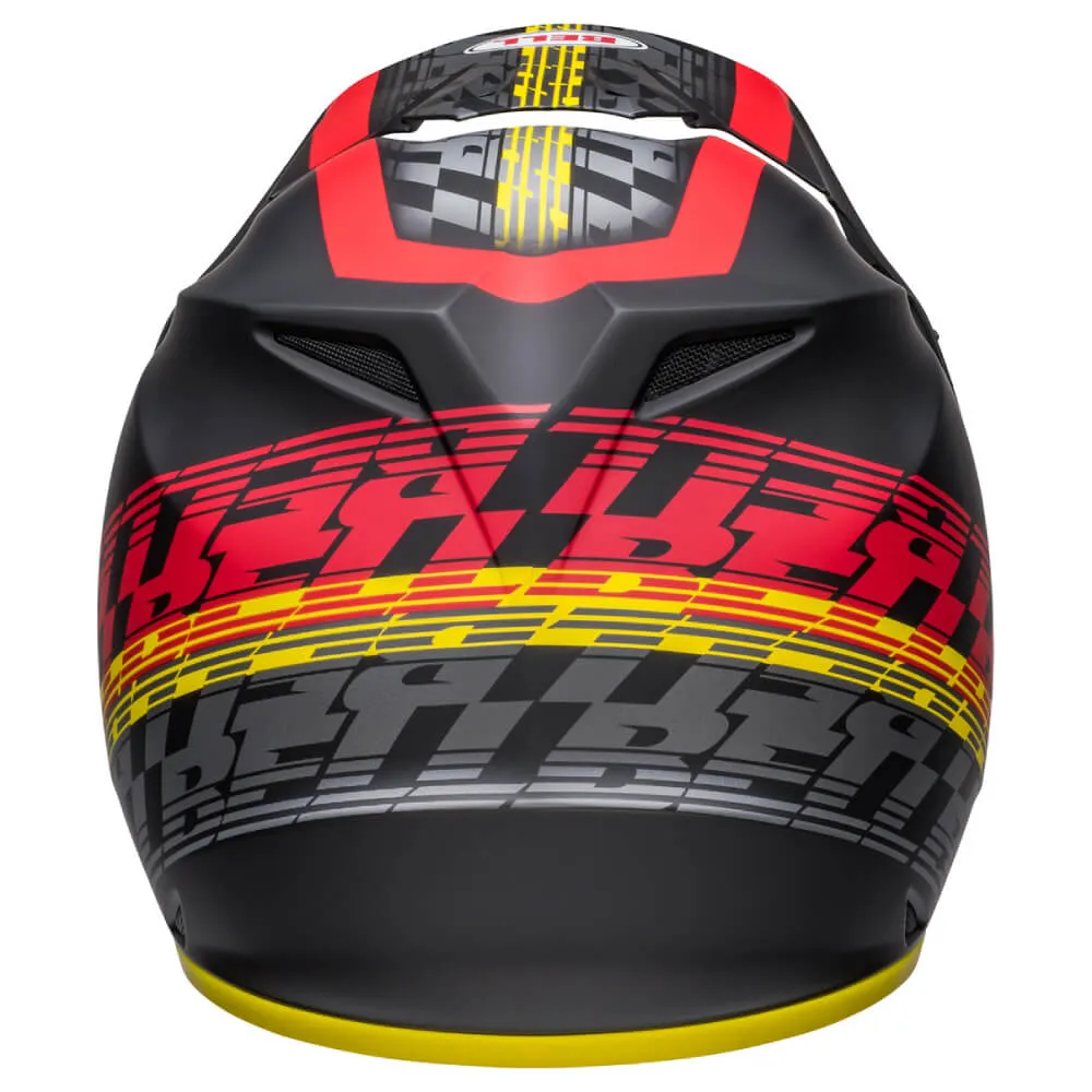 Bell MX-9 MIPS Helmet Offset Matte Black / Red