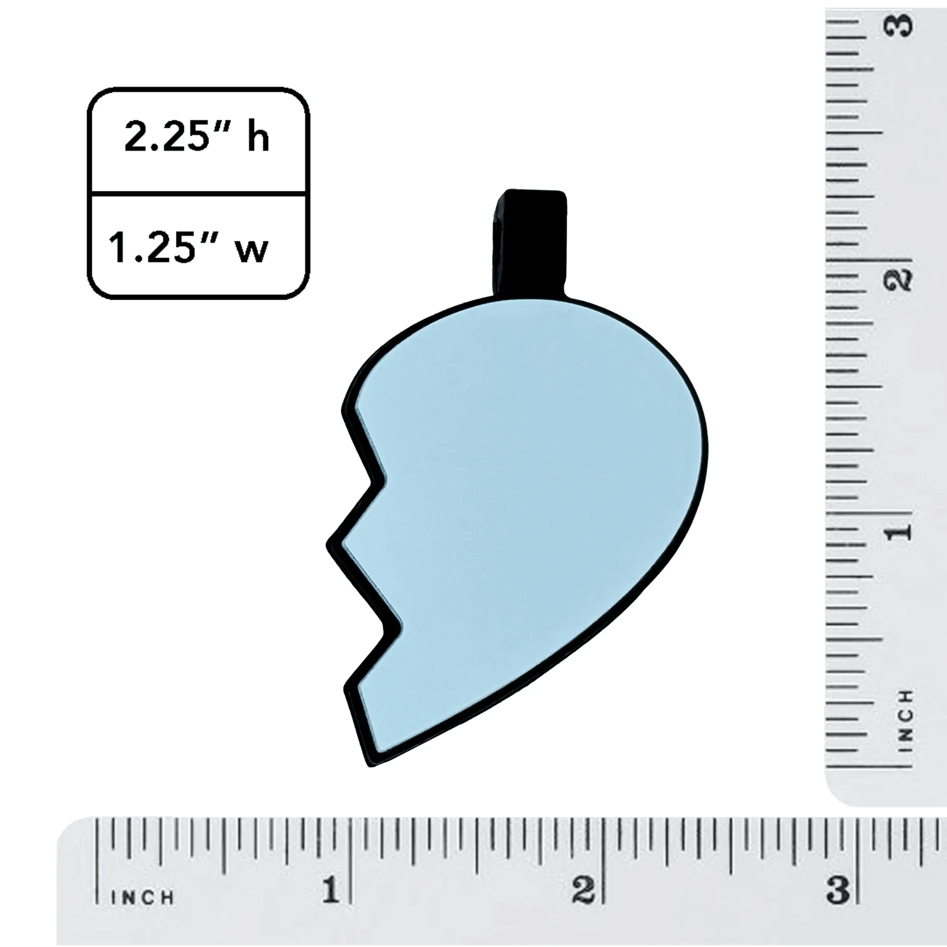 Best Friends Classic BFF Heart Silicone ID Tags