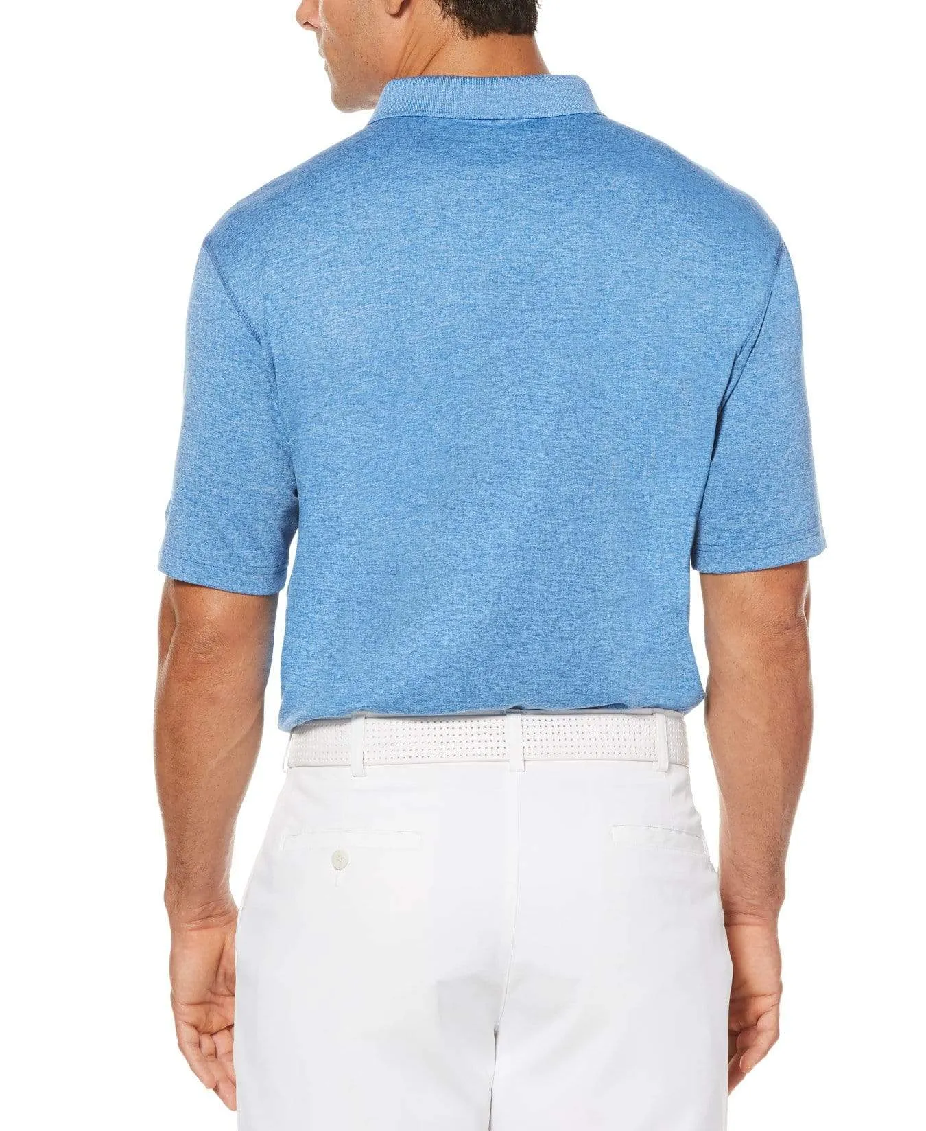 Big & Tall Cooling Heathered Polo With Chevron