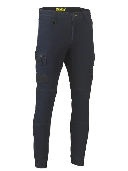 Bisley Flex & Move Stretch Denim Cargo Cuffed Pant