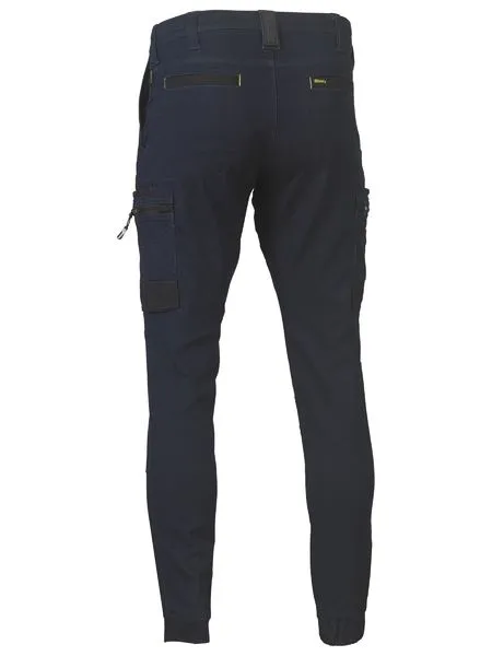 Bisley Flex & Move Stretch Denim Cargo Cuffed Pant