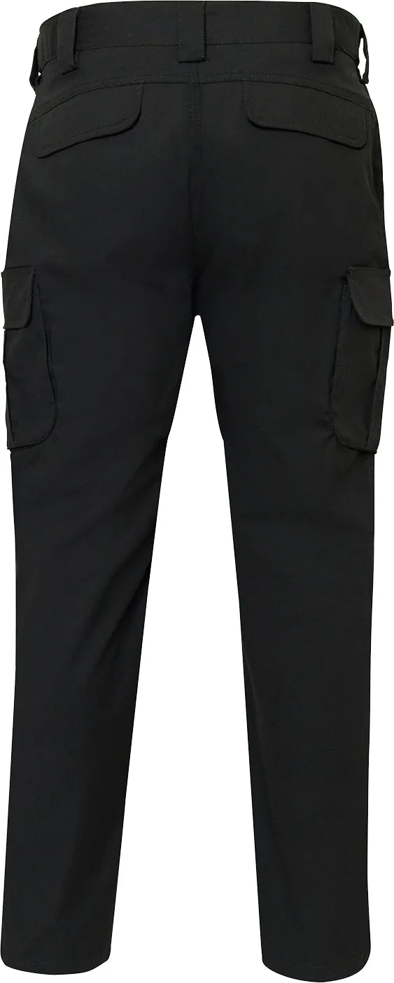 Black - Tactical 10-8 Lightweight Field Pants - Poly Cotton Spandex Rip-Stop -  Zipper Fly