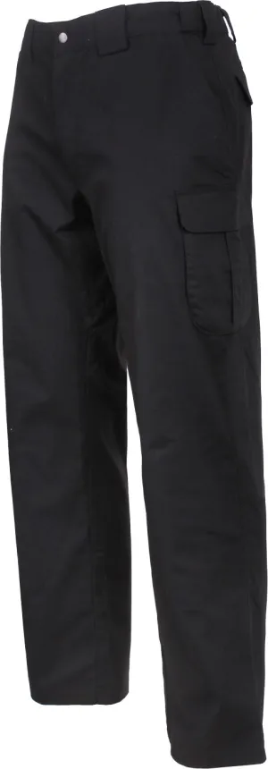 Black - Tactical 10-8 Lightweight Field Pants - Poly Cotton Spandex Rip-Stop -  Zipper Fly