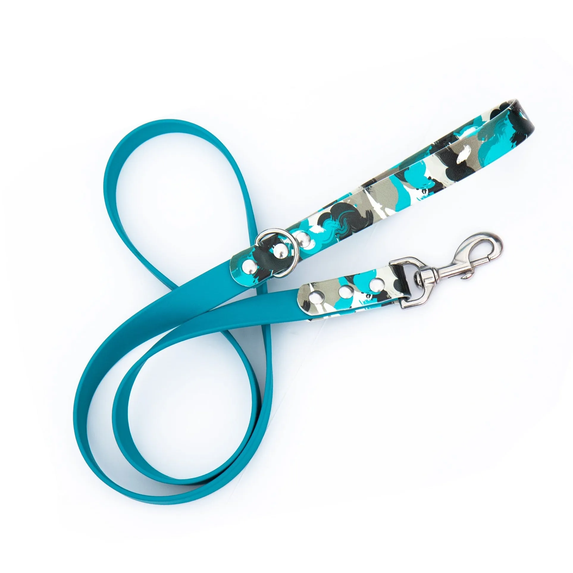 Blue Camo BioThane® Leash