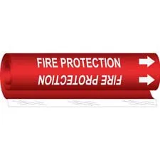 Brady FIRE PROTECTION High Performance Pipe Marker