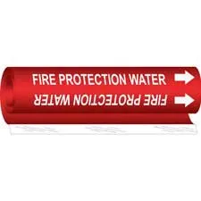 Brady FIRE PROTECTION WATER High Performance Pipe Marker