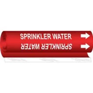Brady SPRINKLER WATER High Performance Pipe Marker