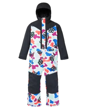 Burton Kids One Piece - True Black/Flora Mirage - 2023