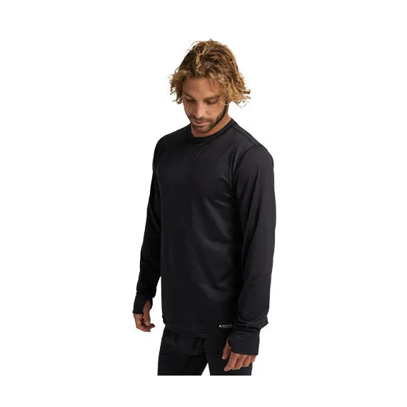 Burton Men's Midweight Base Layer Crewneck True Black 2024