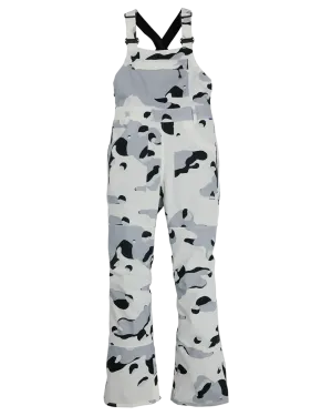 Burton Women's Avalon Stretch 2L Bib Snow Pants - Stout White Cookie Camo