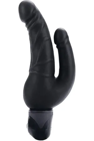 CalExotics Bendie Stud Over and Under Vibrator Black