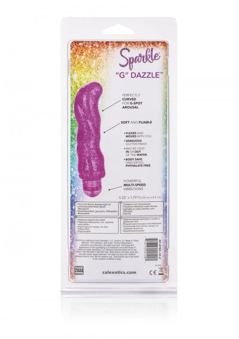 CalExotics Sparkle G Dazzle Vibrator Purple