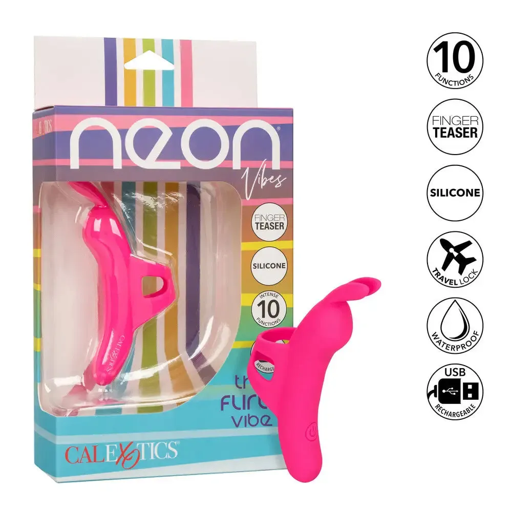 California Exotic Silicone Pink Rechargeable Finger Vibrator