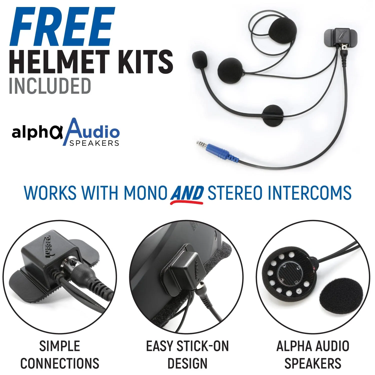 Can-Am Commander and Maverick Complete Communication Kit with Bluetooth Intercom and 2-Way Radio - Dash Mount