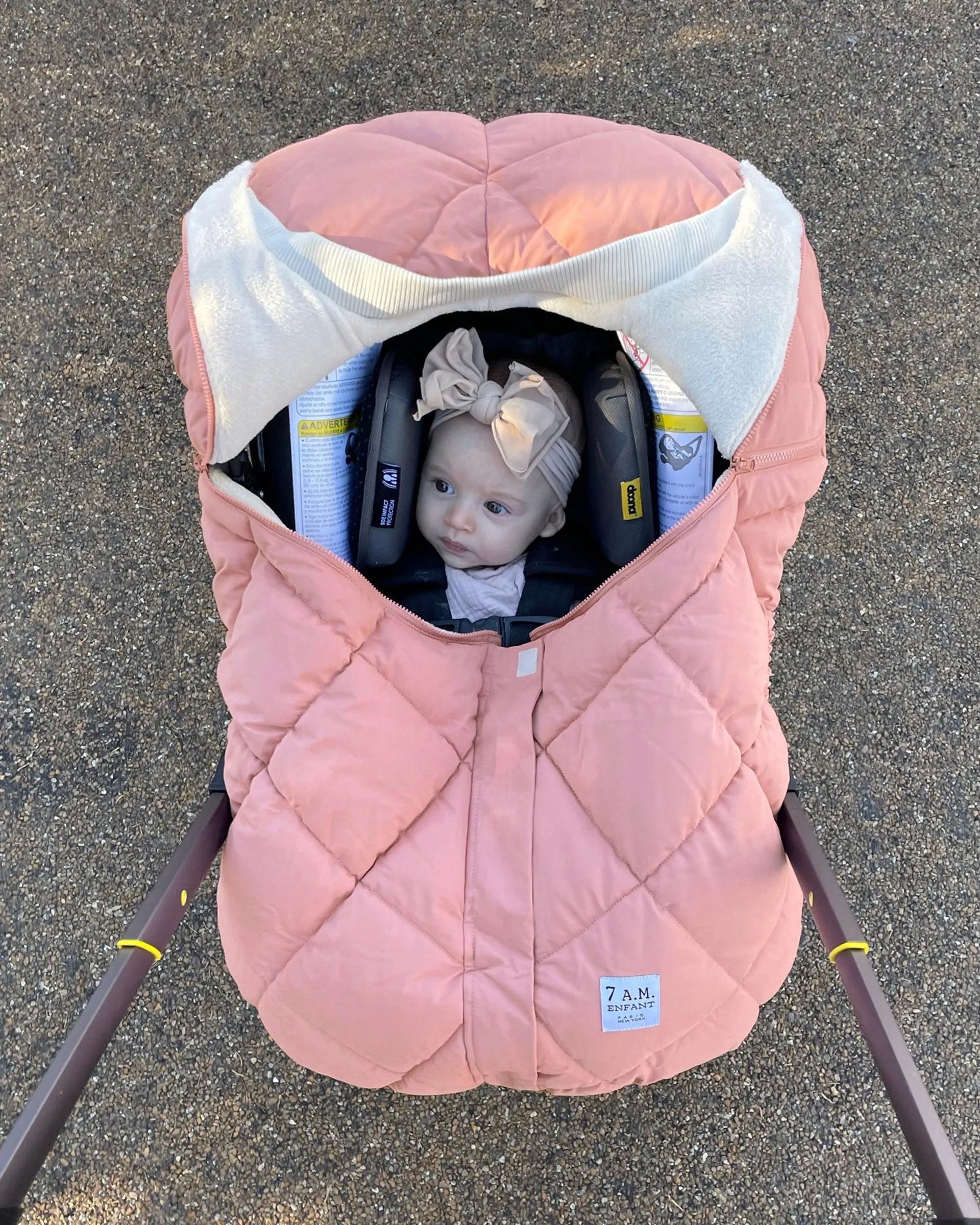 Car Seat Cocoon - Benji Sherpa