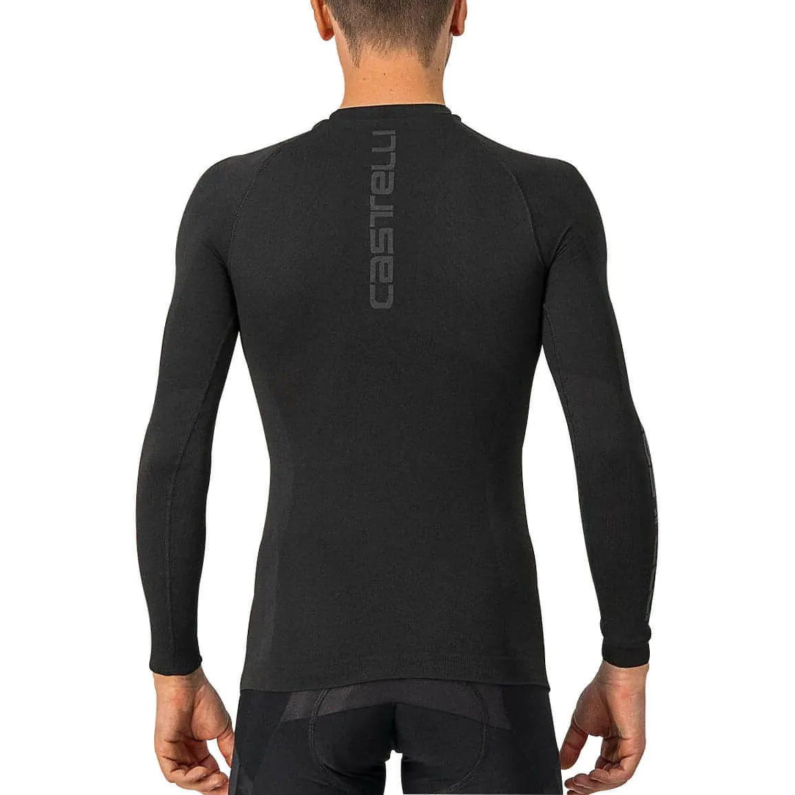 Castelli Core Seamless Long Sleeve Mens Cycling Base Layer - Black
