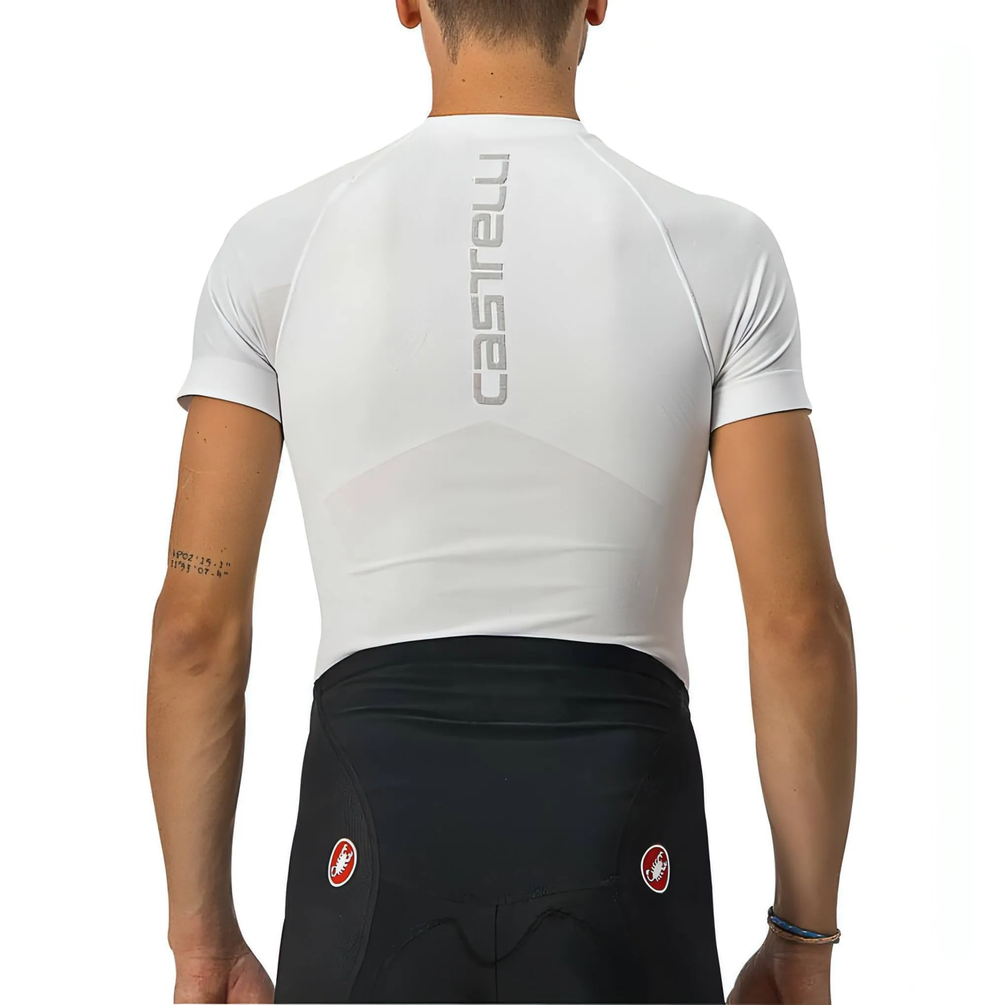 Castelli Core Seamless Short Sleeve Mens Cycling Base Layer - White